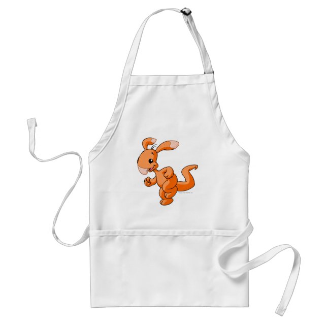 Tablier Orange de Blumaroo (Devant)