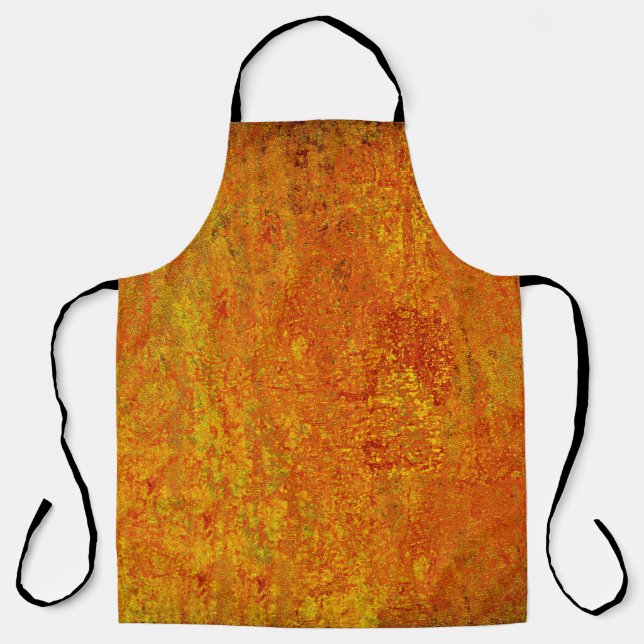 Tablier Orange jaune grunge fond abstrait, art, backgr (Recto)