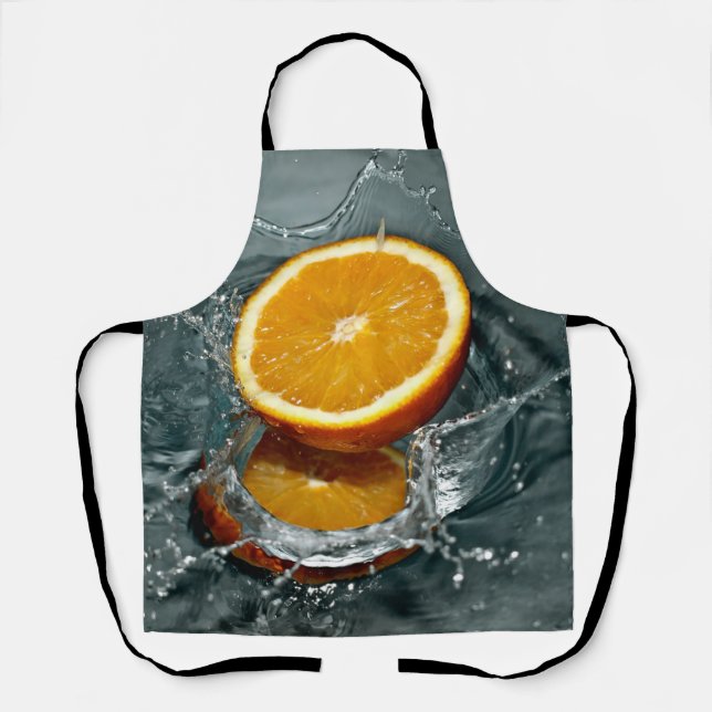 Tablier orange juteuse positive pour l'humeur vitaminée (Recto)