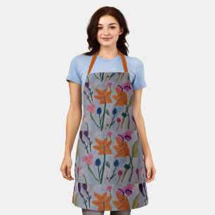 Tablier Orange Lilies Apron