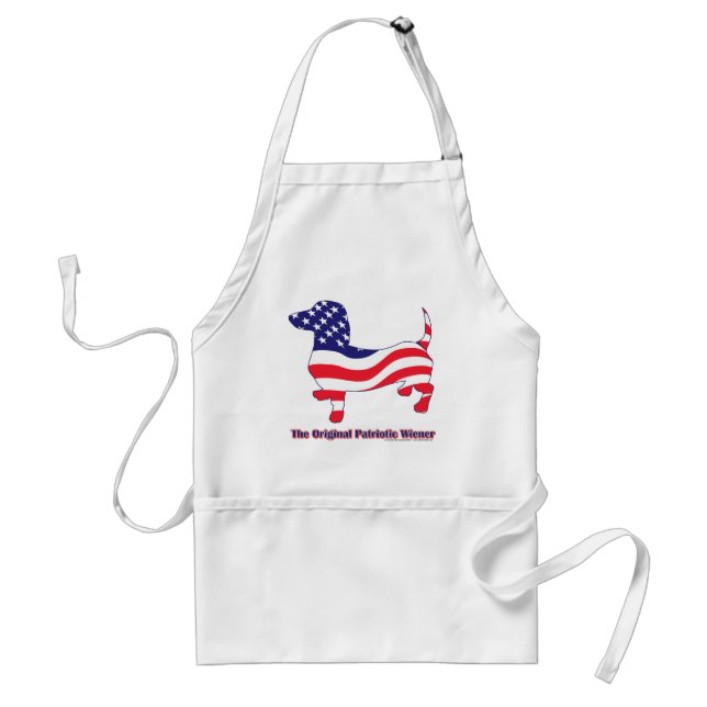Tablier Original Patriotic Wiener/Dachshund (Devant)