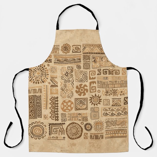 Tablier Ornement artisanal ethnique (Recto)