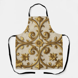Tablier Ornement en filigrane baroque doré