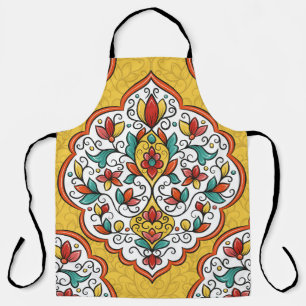 Tablier Ornement floral : Motifs indiens turcs.