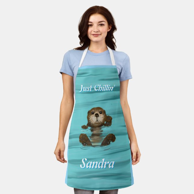 Tablier Otter, Juste Chillin' Apron (Porté)