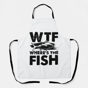 Tablier Où est le poisson Wtf pêche