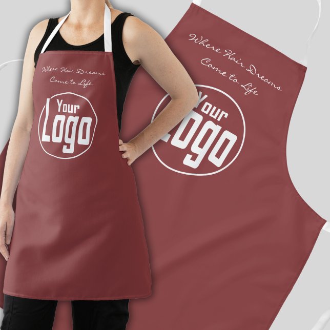 Tablier Où les rêves de cheveux viennent à la vie Votre sa (Where Hair Dreams Come to Life Your Hair Salon Apron, Hairdresser, Stylist, Company uniform
)