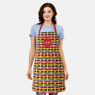 Tablier OUGANDA FLAG   Monogramme   Ougandais