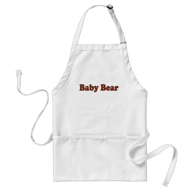Tablier Ours de bébé (Devant)