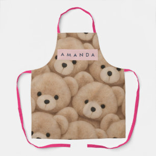 Tablier Ours en peluche Kawaii personnalisé