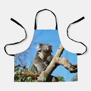 Tablier Ours Koala Dans L'Arbre, Les Enfants Plein Imprimé