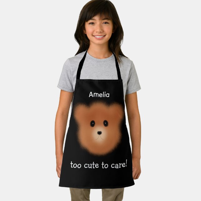 Tablier Ours mignon personnalisé (Insitu)