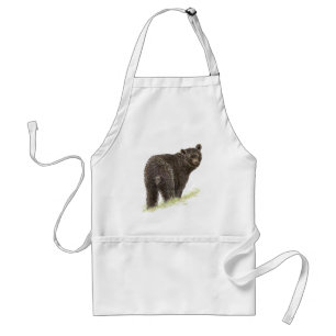 Tablier Ours noir mignon,    nature animale, faune