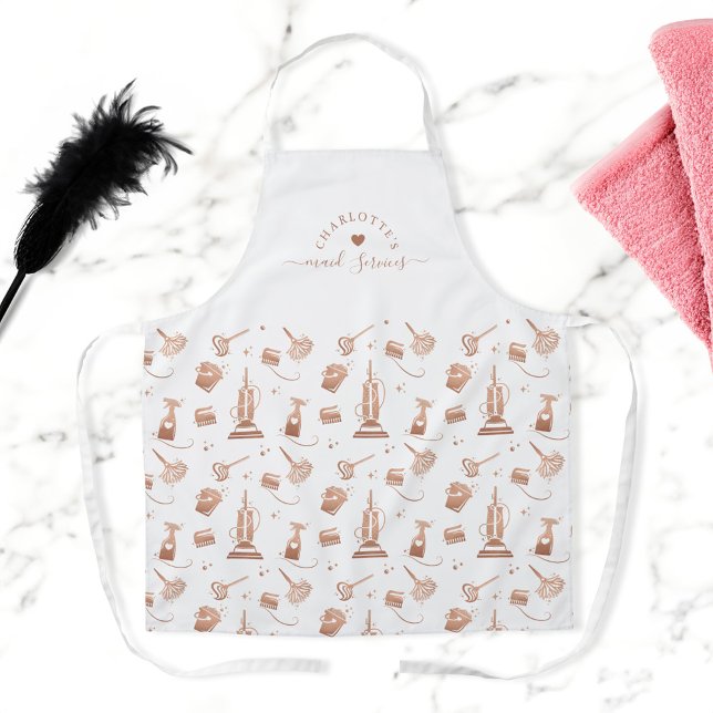 Tablier Outils de nettoyage Entretien Professionnel et Net (Cleaning Tools Professional Maid & House Cleaning Apron)