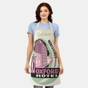 Tablier Oxford Hotel, Montevideo, Uruguay, Voyage Ancien 