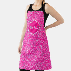 Tablier Paillette rose