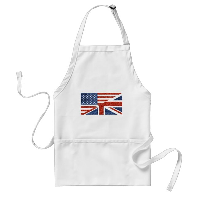 Tablier paillettes usa uk (Devant)