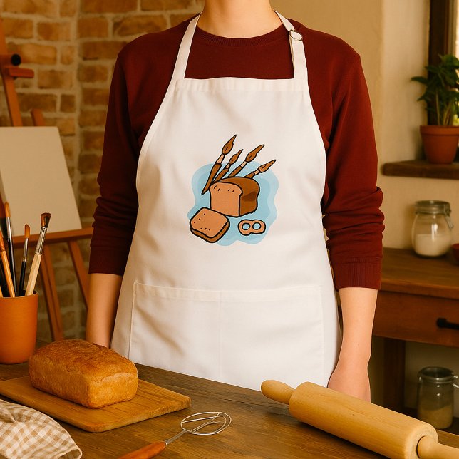 Tablier Pain complet rustique Cuisine de ferme (Créateur téléchargé)