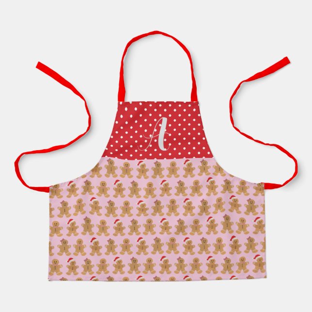 Tablier Pain d'épices rose Trio Apron, Petit Apron (Recto)