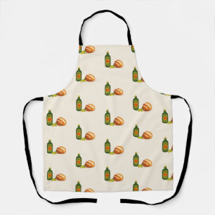 Tablier Pain et huile d'olive minimalistes