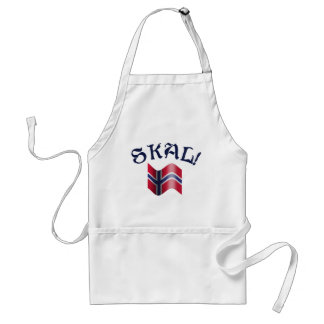 Tablier Pain grillé potable de la Norvège de drapeau