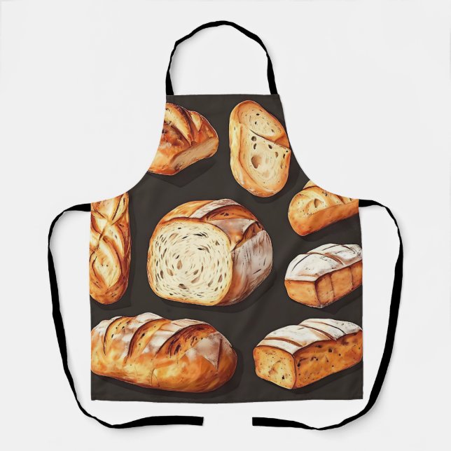Tablier Pains artisanaux assortis (Recto)