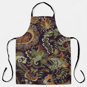 Tablier Paisley Colorful Textile : Ethnic Vintage Design