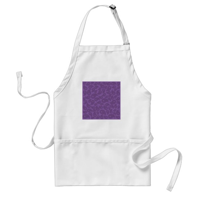 Tablier Paisley pourpre foncé (Devant)