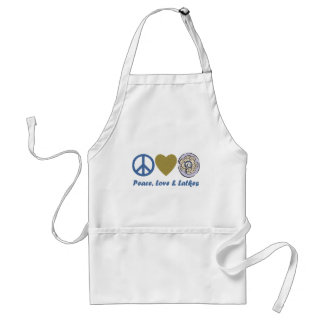 Tablier Paix, Amour et Latkes Hanoukka Tee - shirts et cad
