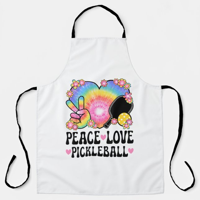 Tablier Paix Amour Pickleball (Recto)