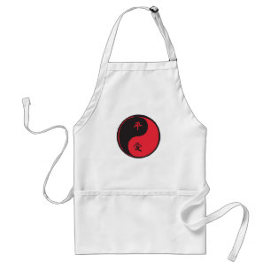 Tablier Paix et amour Yinyang