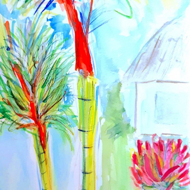 Tablier Palm Apron Tropical par Areiella & Lily Designs (Créateur téléchargé)