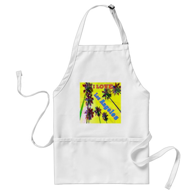 Tablier "Palm Sky : I LOVE Los Angeles 2" Apron (Devant)