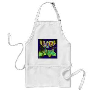 Tablier "Palm Sky : I LOVE Los Angeles 4" Apron