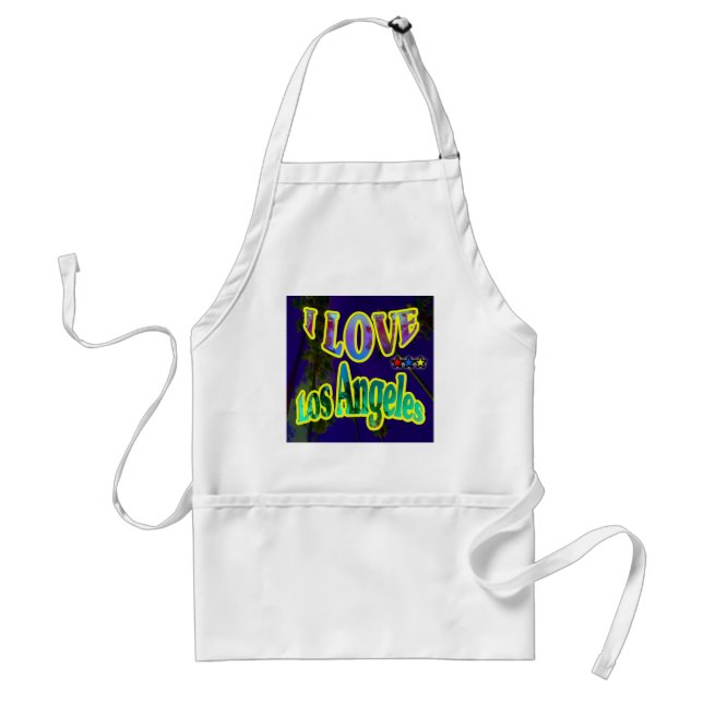 Tablier "Palm Sky : J'AIME Los Angeles 4" Apron (Devant)