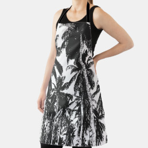 Tablier Palmier noir