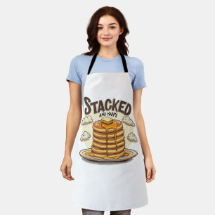 Tablier Pancakes Pile Et Joyeux Sirop Délice
