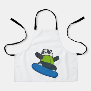 Tablier Panda a Snowboarder