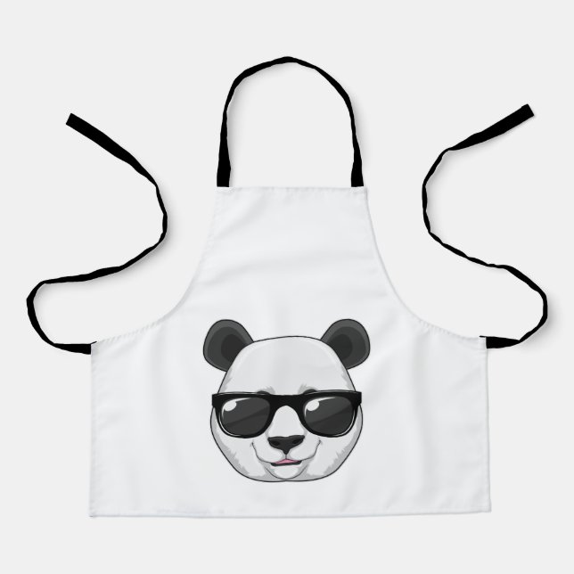 Tablier Panda avec lunettes de soleil (Recto)