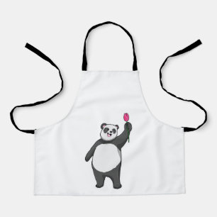 Tablier Panda avec Tulipe