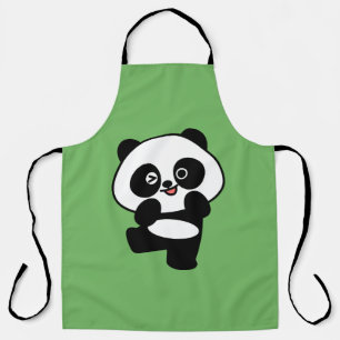 Tablier Panda drôle en train de faire le dab - Conception