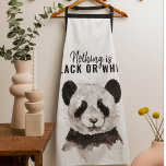 Tablier Panda Funky Moderne Noir Et Blanc Avec Citation<br><div class="desc">Panda Funky Moderne Noir Et Blanc Avec Citation</div>