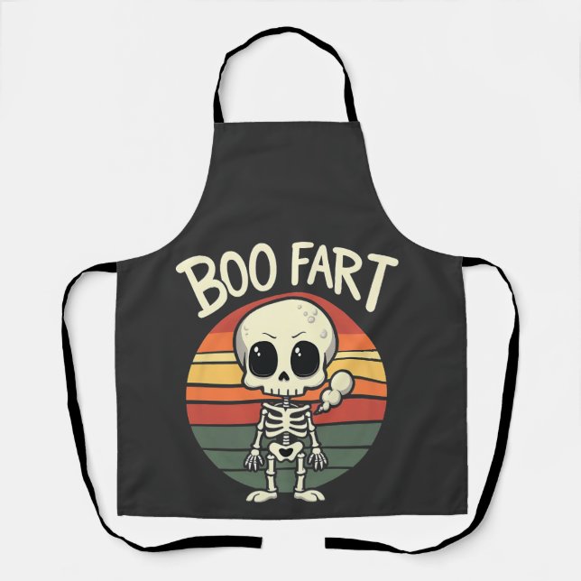 Tablier Panier Funny Éffrayant Pastel Ghost Goth Retro (Recto)