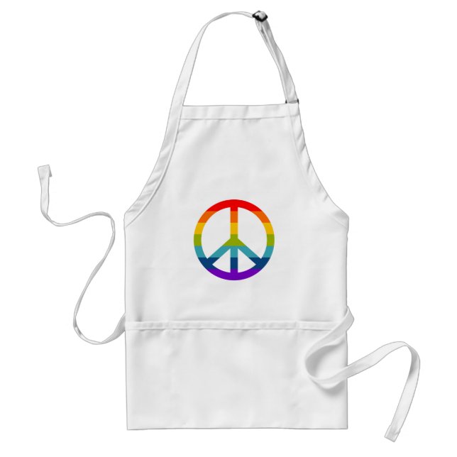 Tablier Panneau de paix Rainbow (Devant)