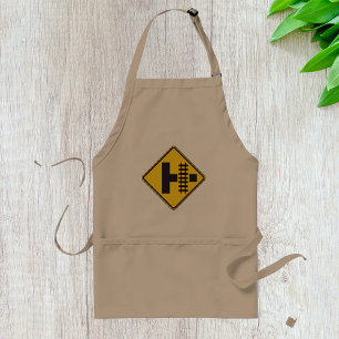 Tablier Panneau du chemin de fer de passage à niveau