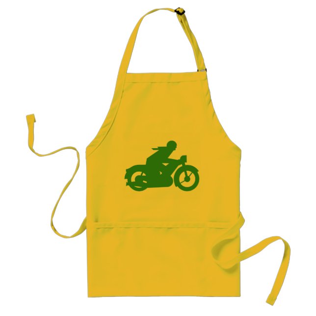 Tablier Panneau du Motard Vert (Devant)