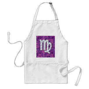 Tablier Panneau Pearl Virgo Zodiac Fuchsia rose Camo numér