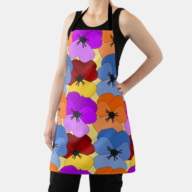 Tablier Pansy Collage (Insitu)