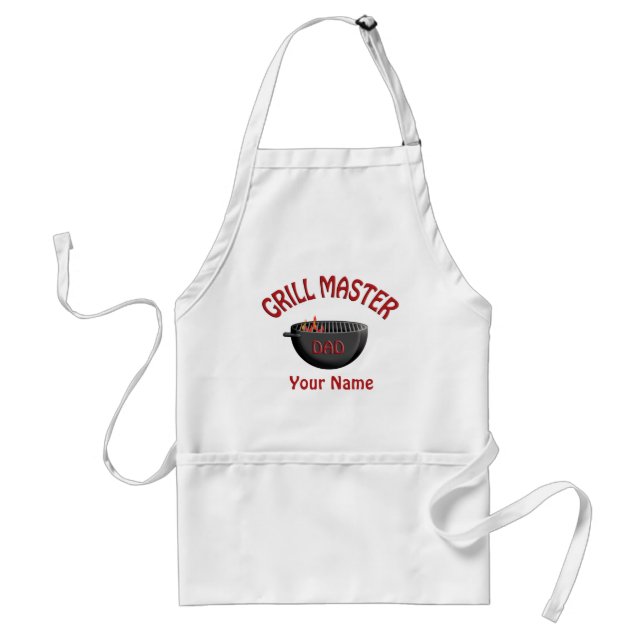 Tablier Papa Barbecue Barbecue Grill Master Apron (Devant)