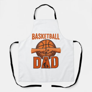 Tablier Papa basket-ball gravure vintage conception de t-s